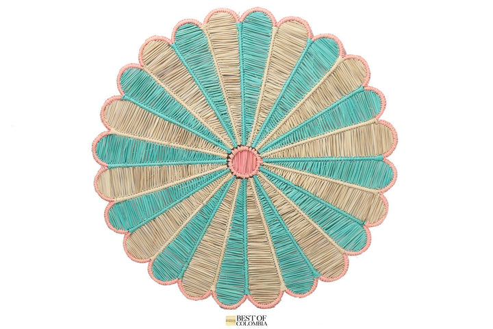 Sunflower Iraca Placemat - Shiva Designs