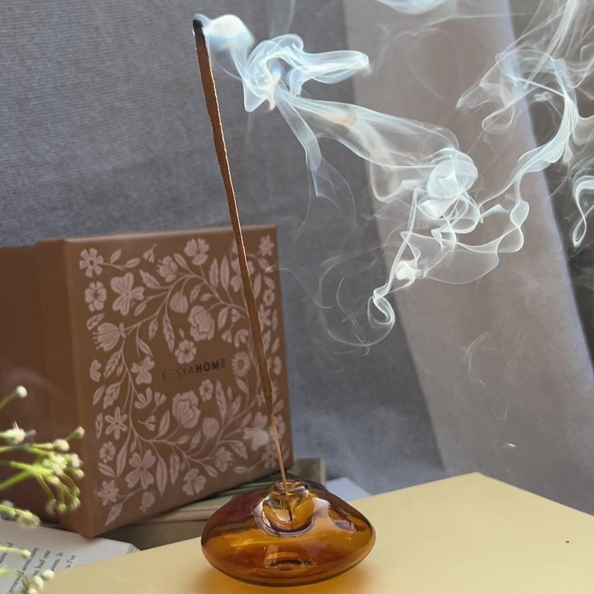 Glass Incense Holder