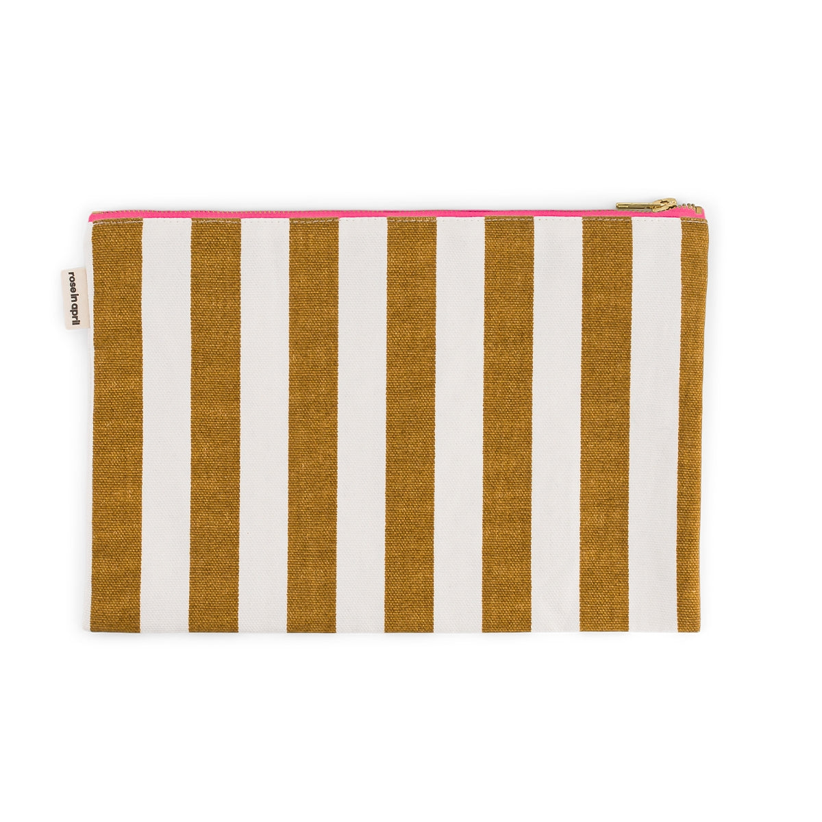 Lili Pouch – Caramel Stripes - Shiva Designs