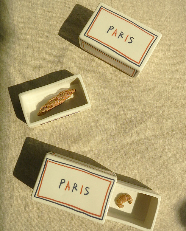 Ceramic Matchbox ‘Paris’ - Shiva Designs