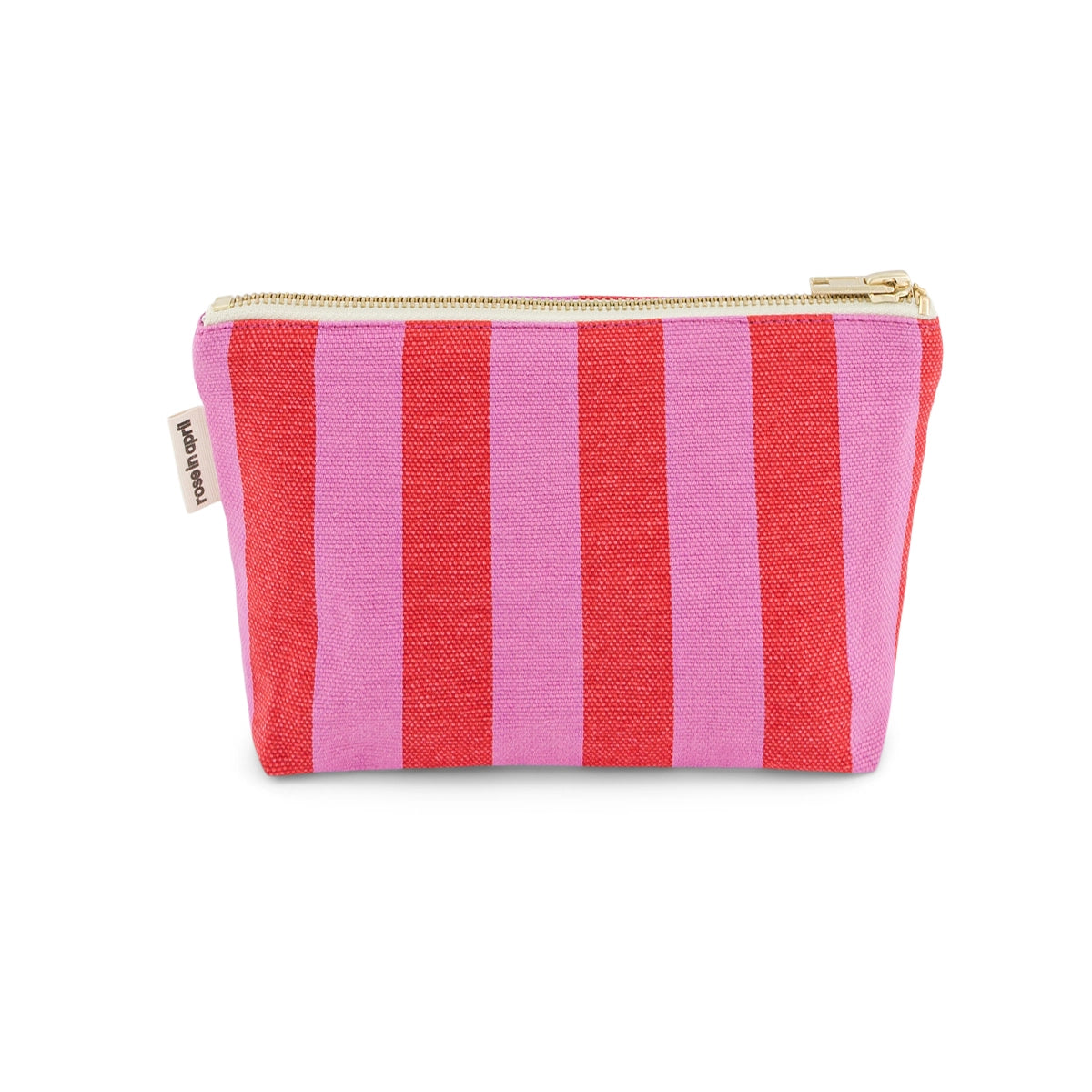 Sophia Pouch – Orchid & Red Stripes - Shiva Designs